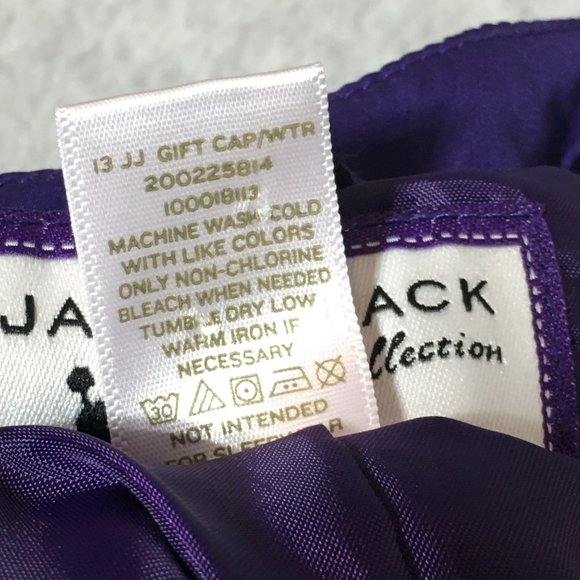 Janie and Jack Collection Girls 6-12M Jacket Quilted Coat Purple Full Zip Jacket - Picture 5 of 6